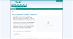 Desktop Screenshot of anesthesiaconsultantsnj.com